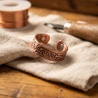 Olivia's Burr Copper Ring
