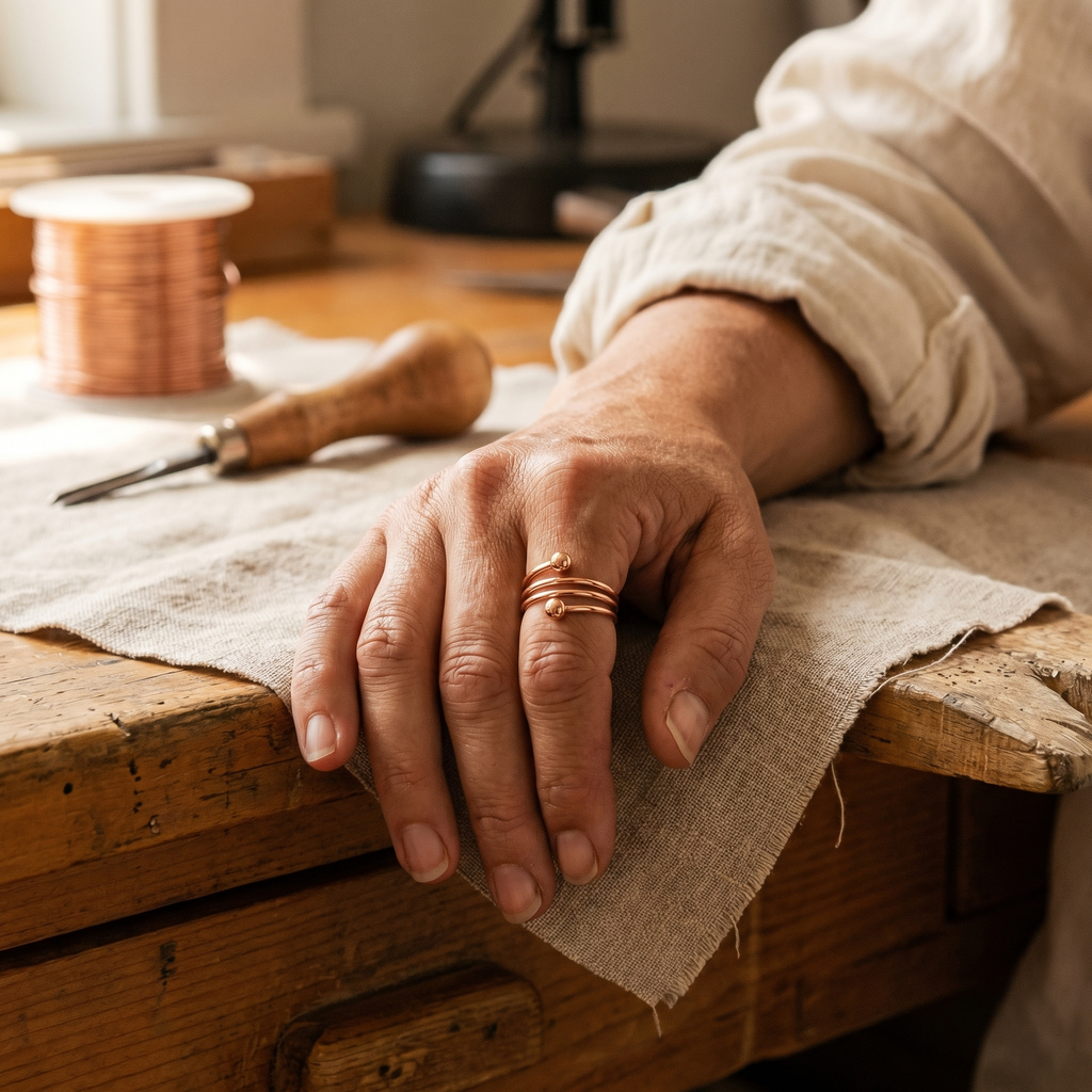 Olivia's Silt Copper Ring