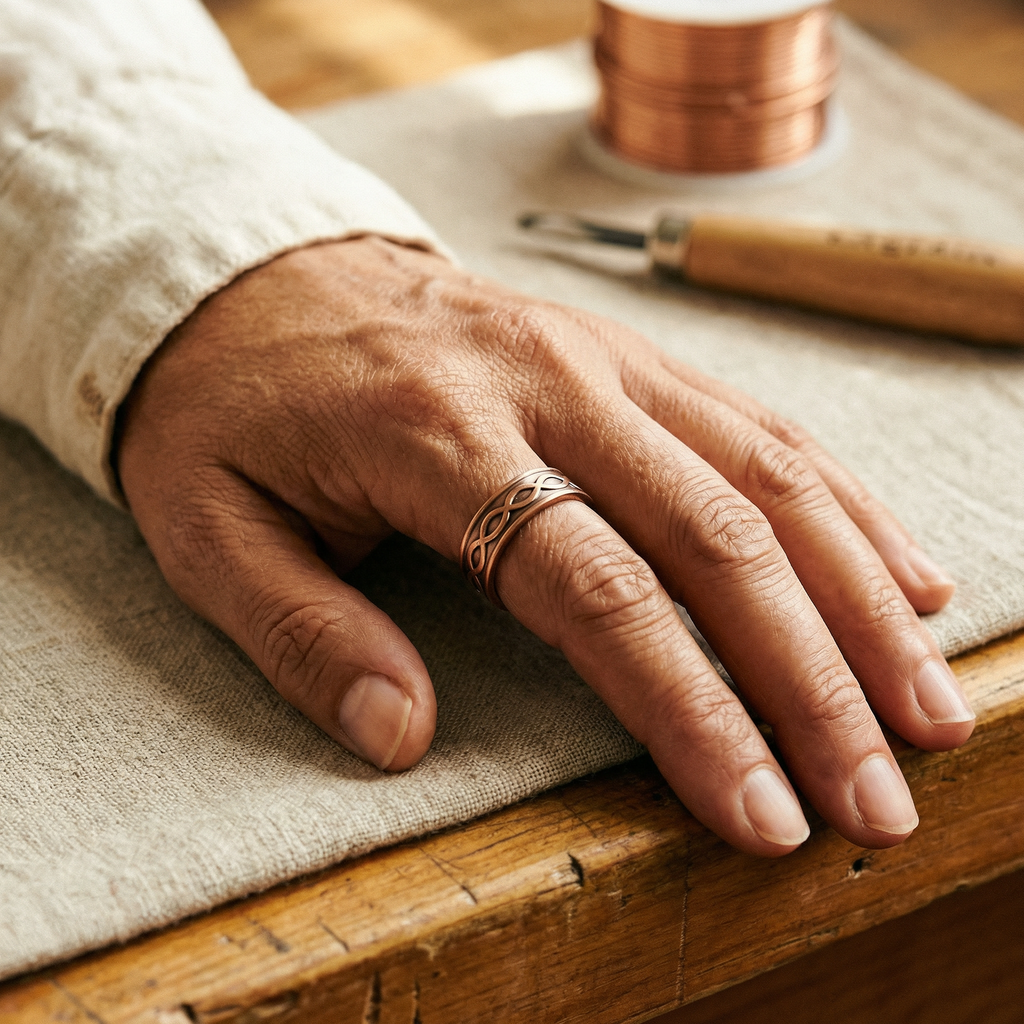 Olivia's Char Copper Ring