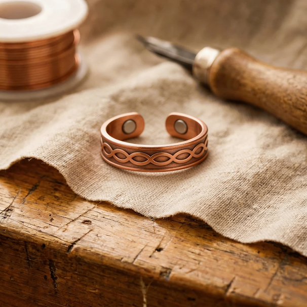 Olivia's Char Copper Ring