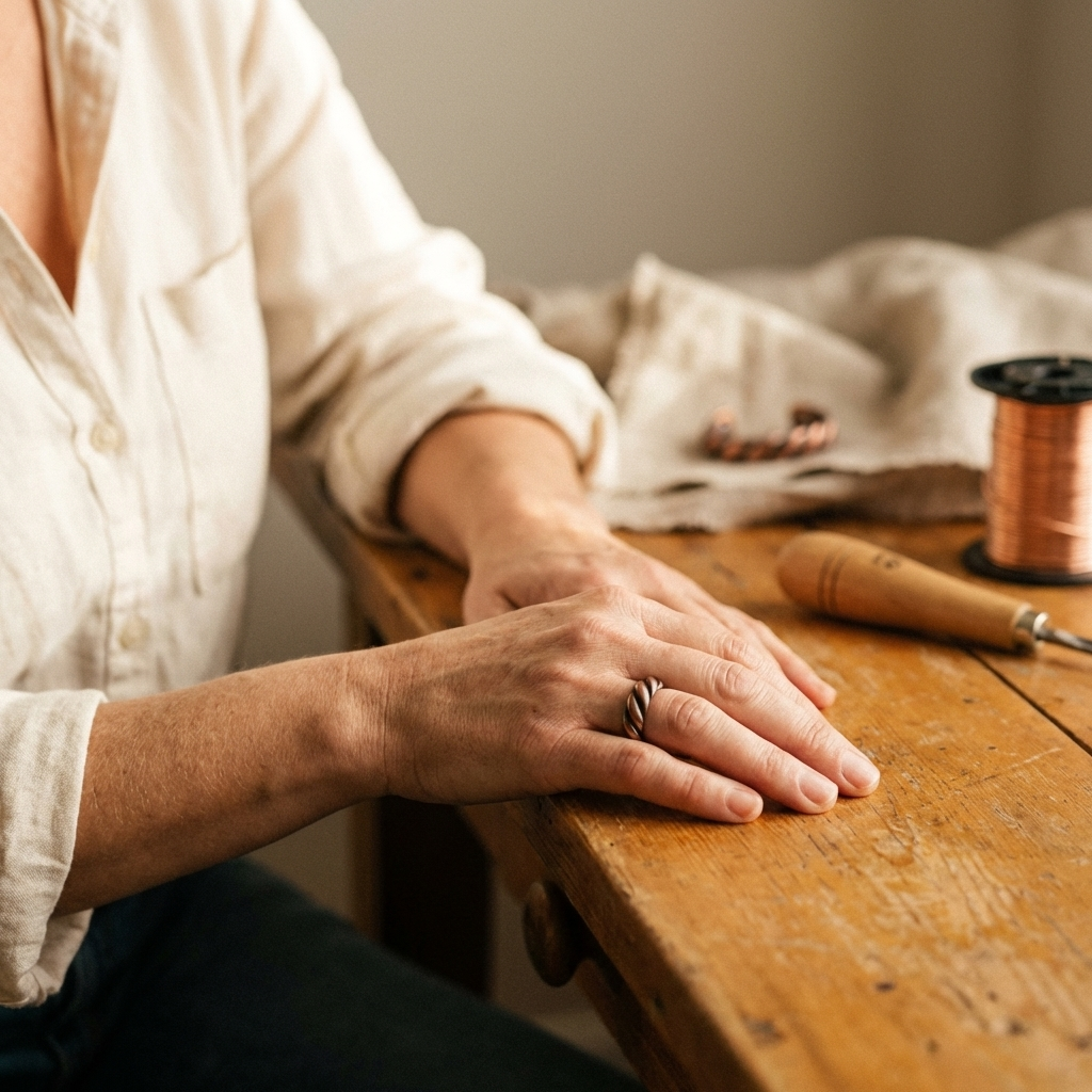 Olivia's Tine Copper Ring