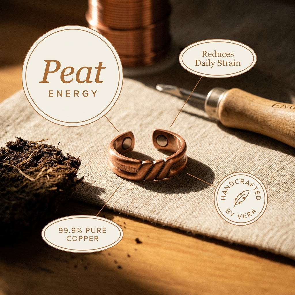 Olivia's Peat Copper Ring