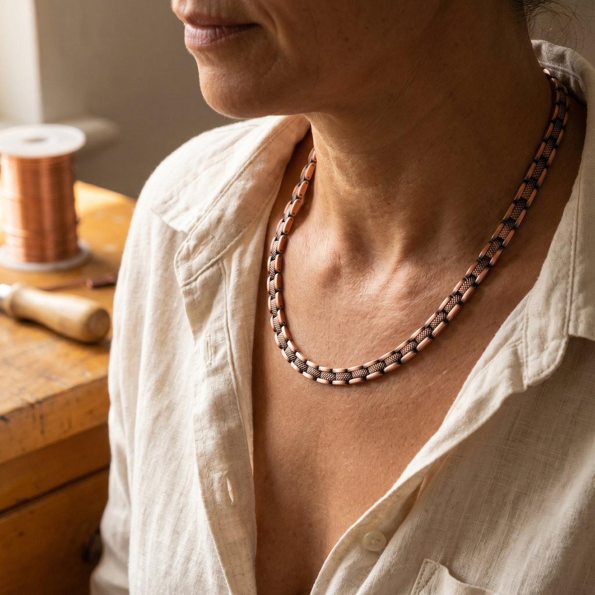 Olivia's Haze Copper Necklace