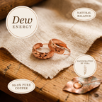 Olivia's Dew Copper Earrings