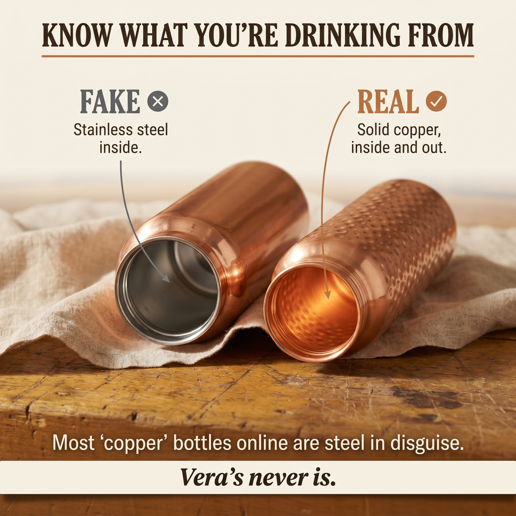 Olivia's Pure Copper Water Bottle
