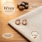 Olivia's Wren Copper Hoop Earrings