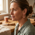 Olivia's Marl Copper Earrings