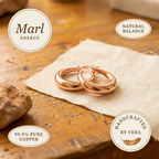 Olivia's Marl Copper Earrings