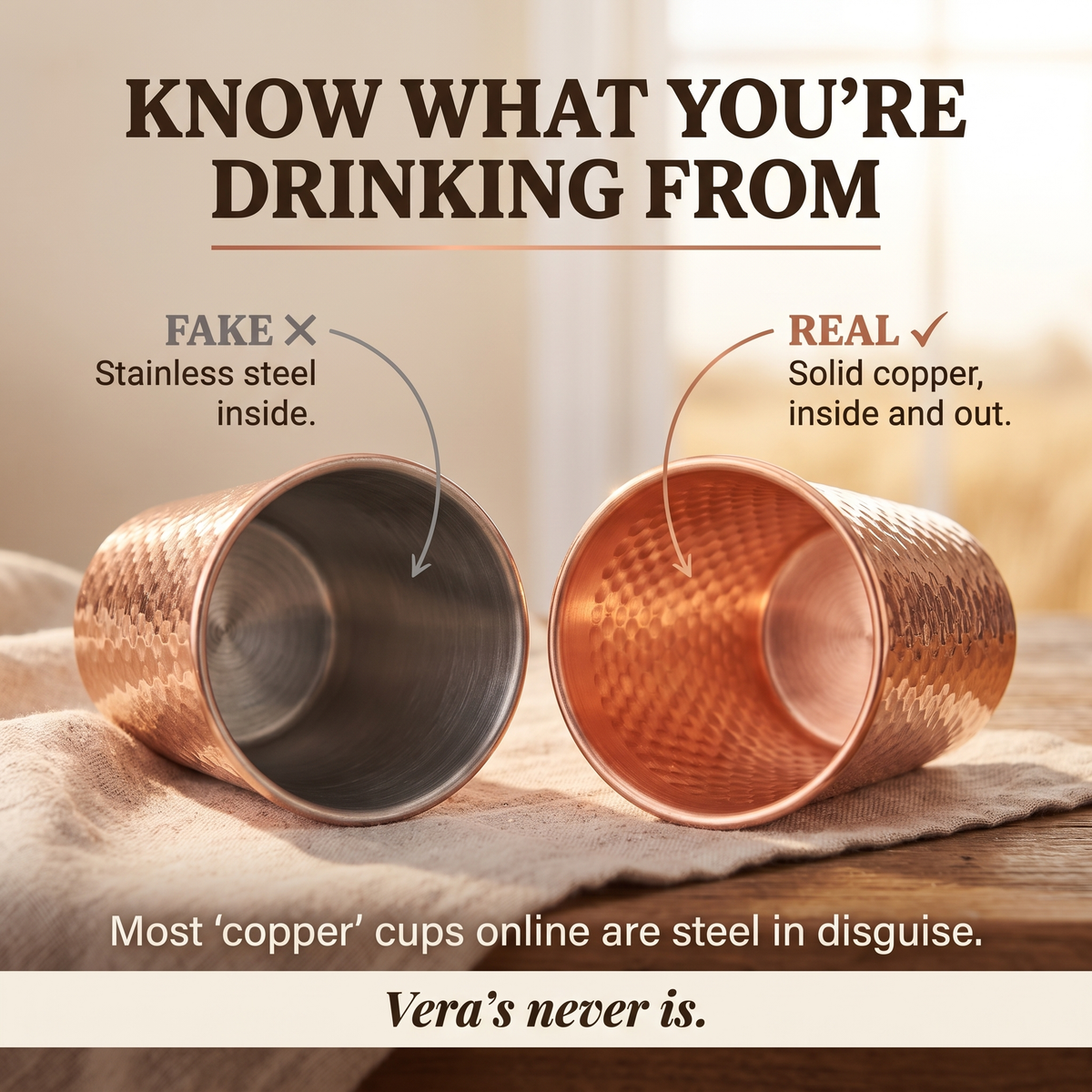 Olivia's Pure Copper Cup