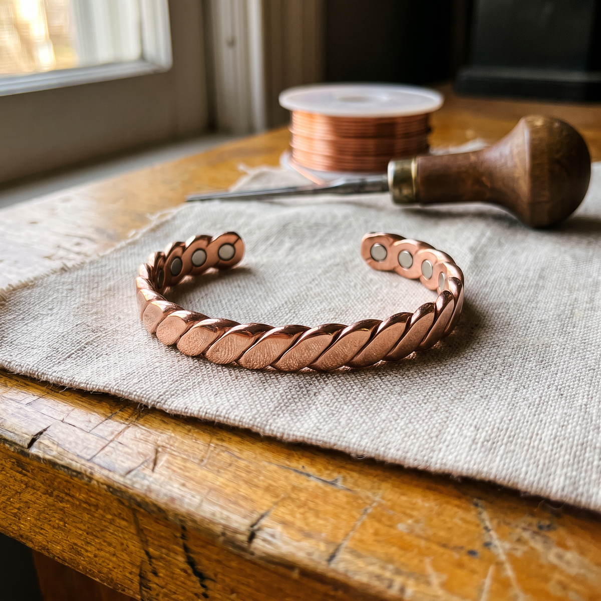Olivia's Bough Copper Bracelet