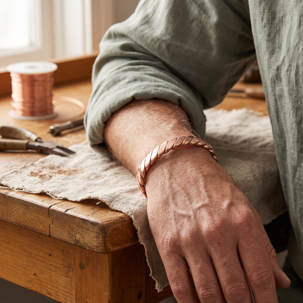 Olivia's Bough Copper Bracelet