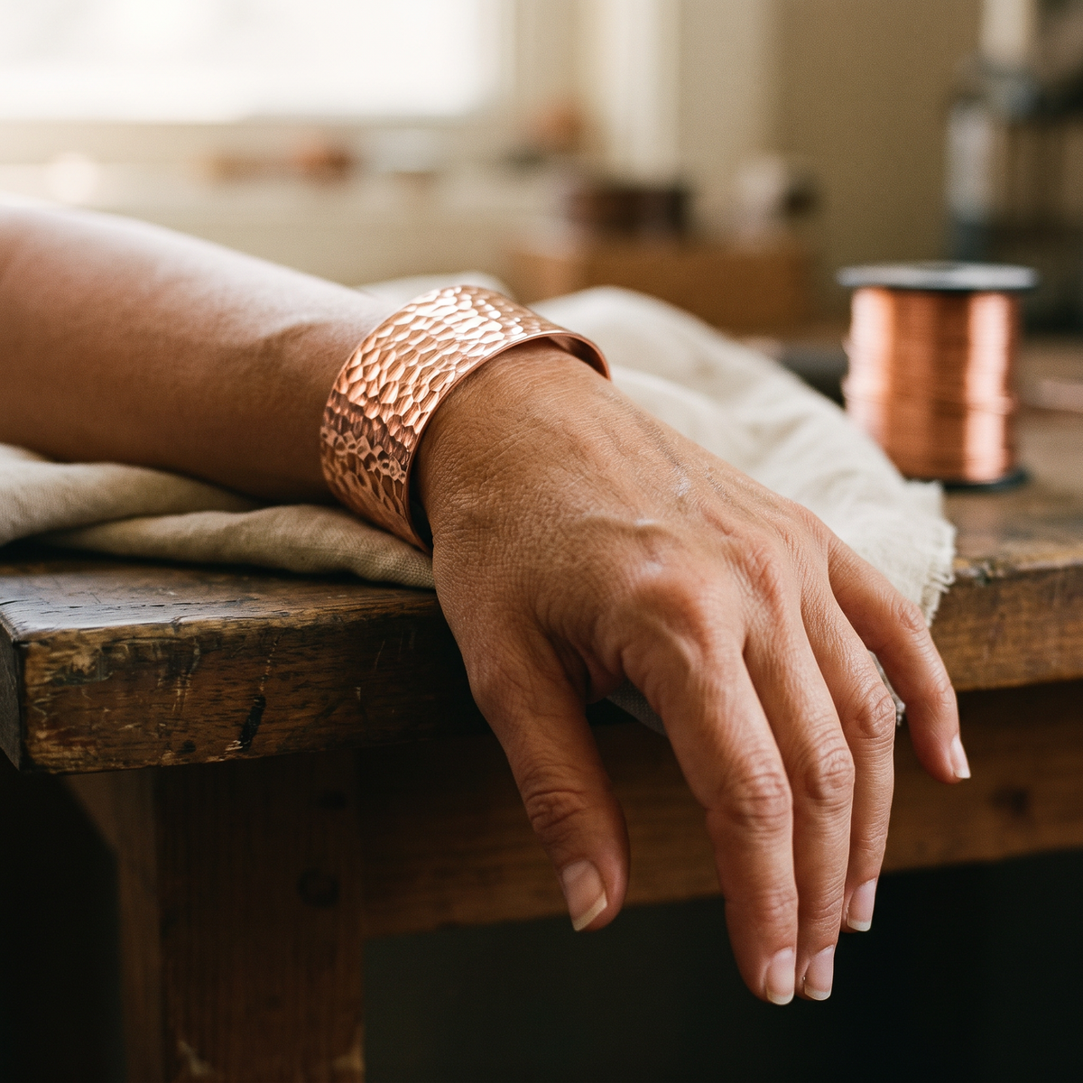 Olivia's Forge Copper Bracelet
