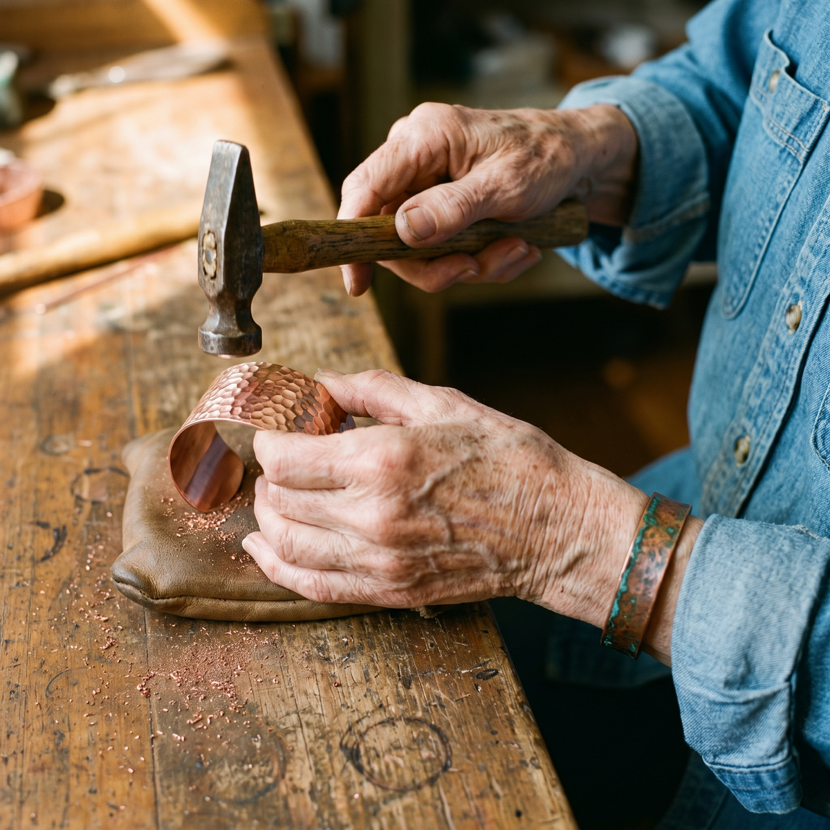 Olivia's Forge Copper Bracelet