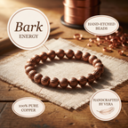 Olivia's Bark Copper Bracelet