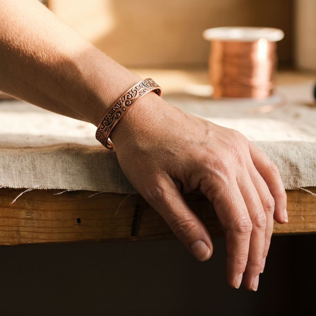 Olivia's Tide Copper Bracelet