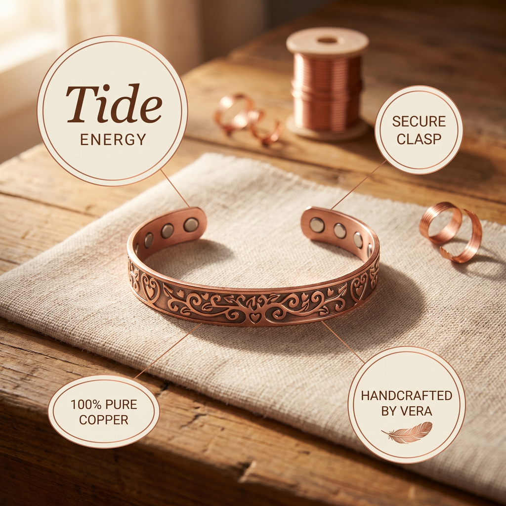 Olivia's Tide Copper Bracelet
