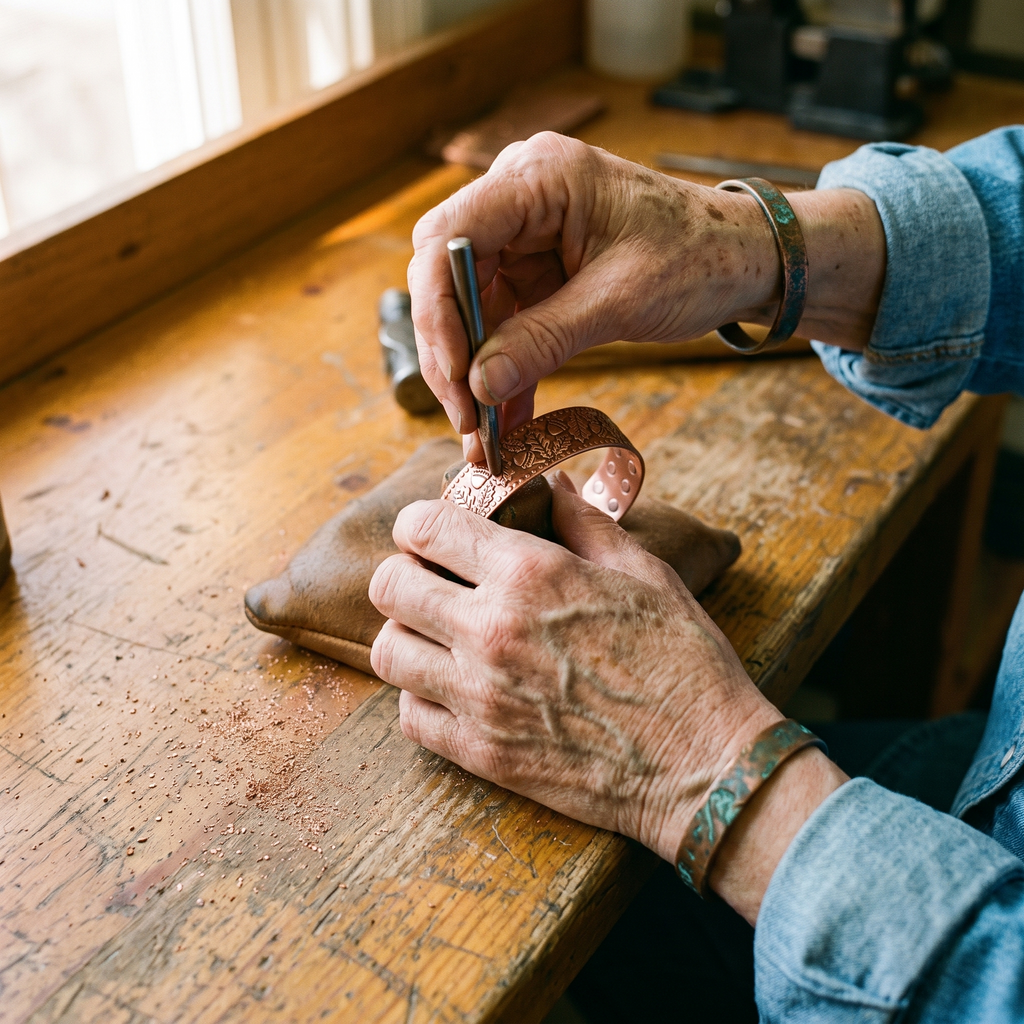 Olivia's Timber Copper Bracelet