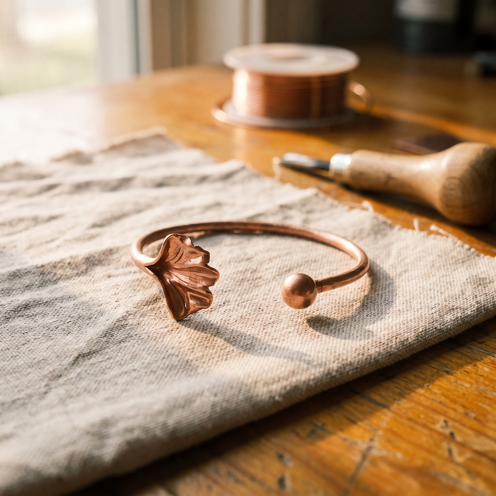 Olivia's Shell Copper Bracelet