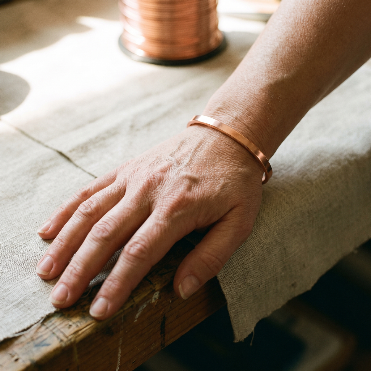 Olivia's River Copper Bracelet