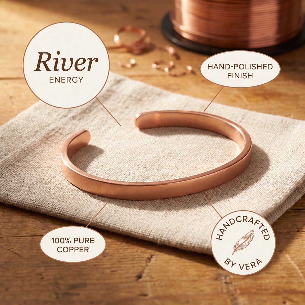 Olivia's River Copper Bracelet