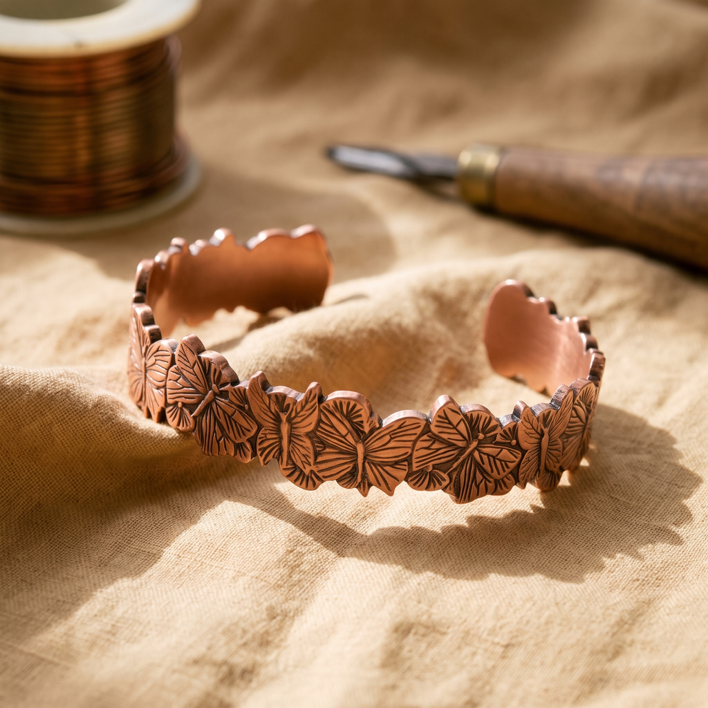 Olivia's Sky Copper Bracelet