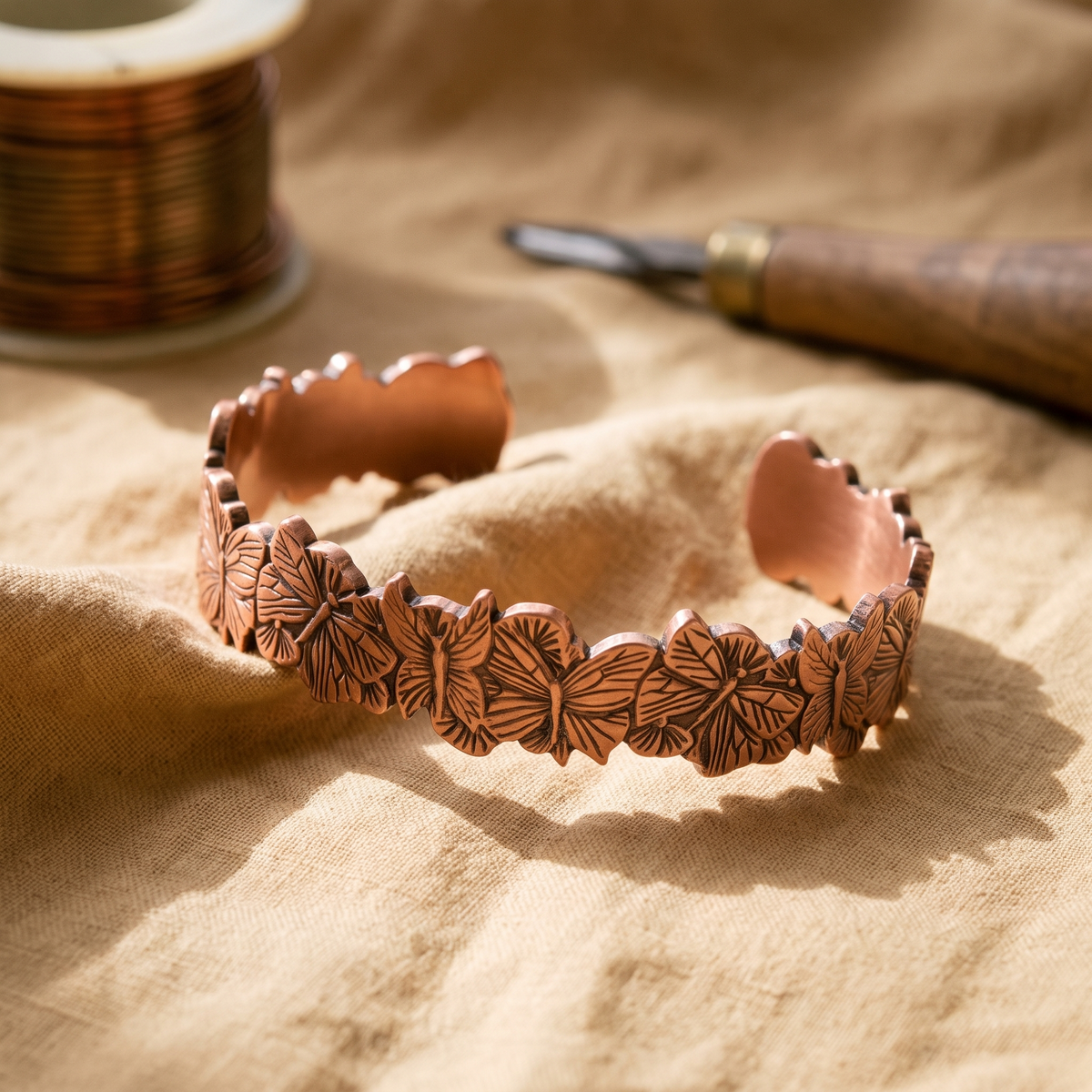 Olivia's Sky Copper Bracelet