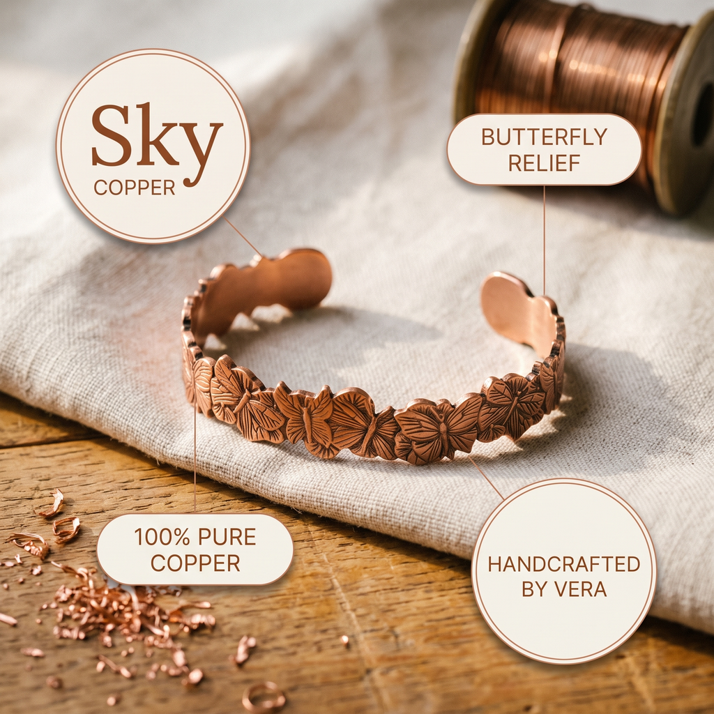 Olivia's Sky Copper Bracelet