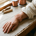 Olivia's Spiral Copper Bracelet