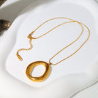 Oval Pendant Necklace