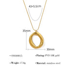 Oval Pendant Necklace