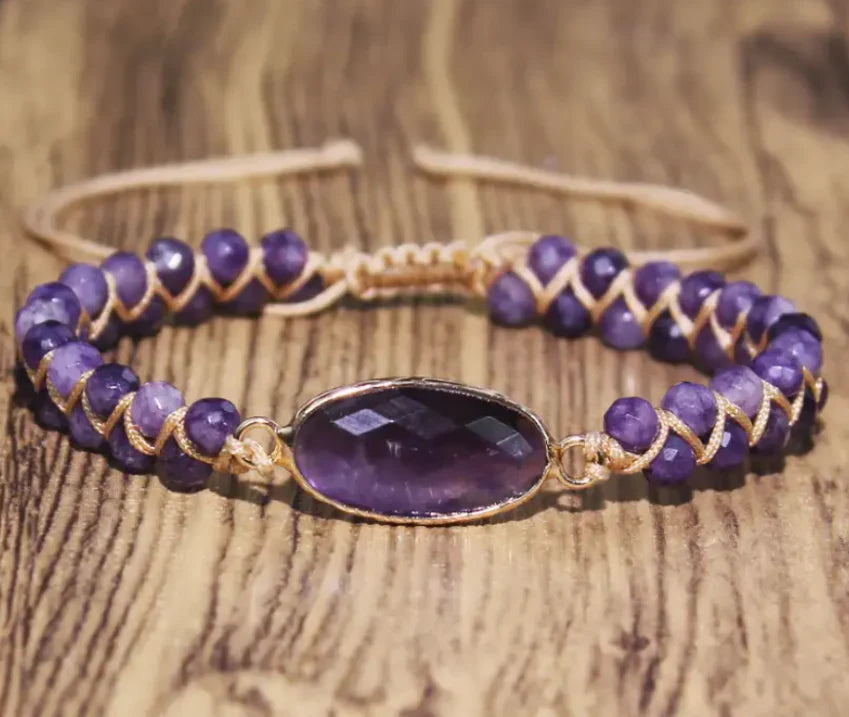 Elegant Amethyst Bracelet