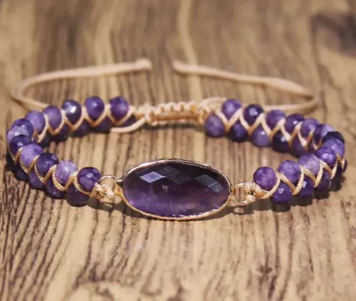 Elegant Amethyst Bracelet