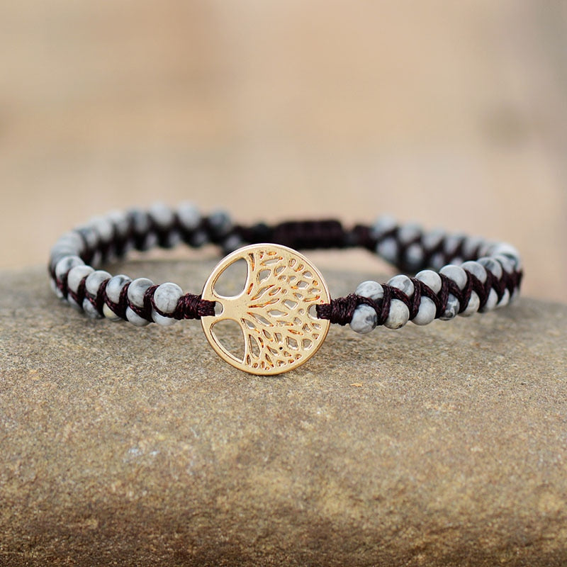 Tree of Life Jasper Bracelet