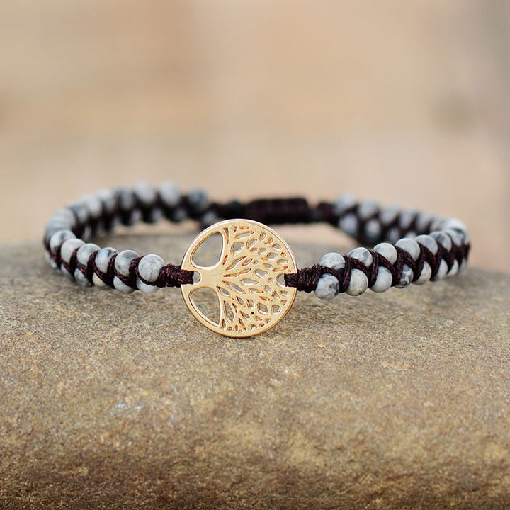 Tree of Life Jasper Bracelet